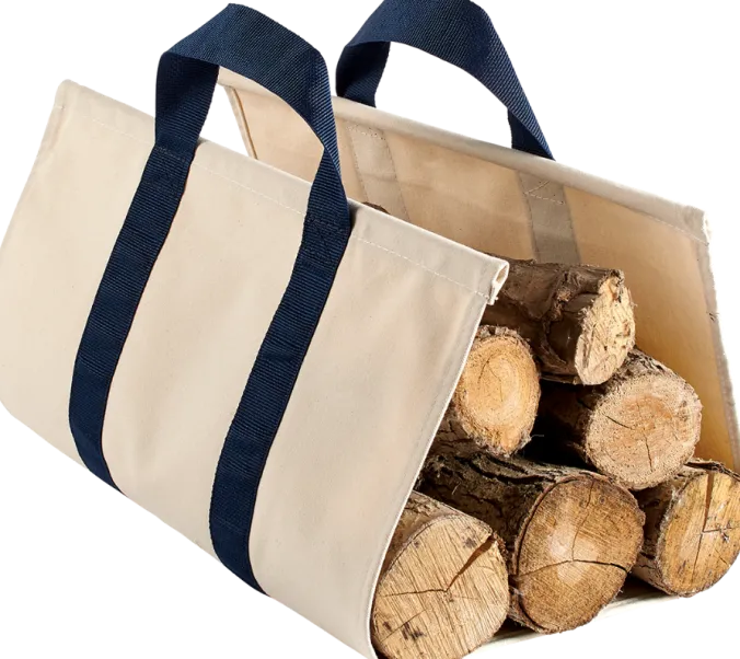 Canvas Log Carrier