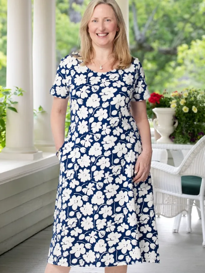 Carefree Soft Knit A-Line Dress