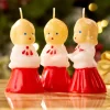Caroler Candle, Set of 3