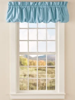 Carolyn's Colorful Rod Pocket Balloon Valance