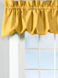Carolyn's Colorful Rod Pocket Balloon Valance
