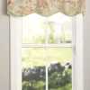 Central Park Lined Scalloped Valance With Trim