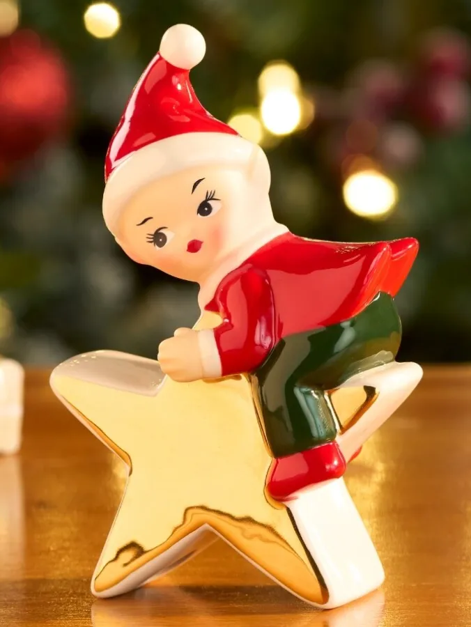 Ceramic Pixie Elf Figurine