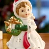 Ceramic Snowflake Girl Christmas Figurine