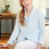 Chenille Ruffle Bed Jacket