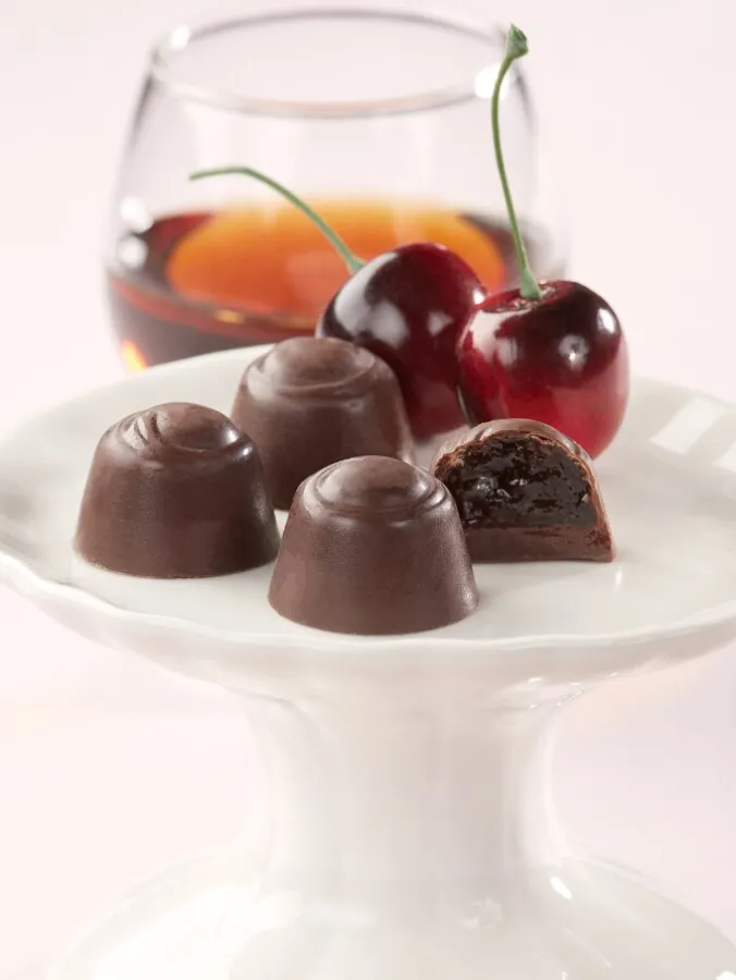 Cherry Cream and Brandy Dark Chocolates