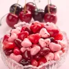 Cherry Dreams Gourmet Jelly Bean Hearts, 12 Ounce Bag