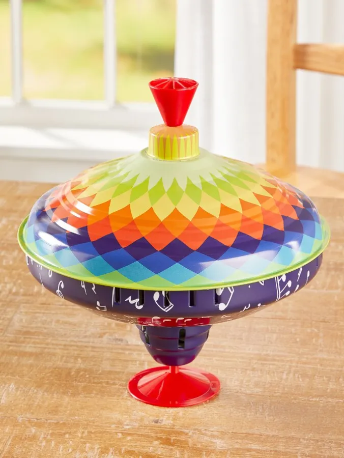 Choral Spinning Metal Top