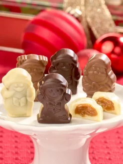 Christmas Caramel-Filled Chocolates