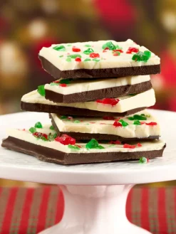 Christmas Dark Chocolate Peppermint Bark