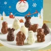 Christmas Hazelnut Cream-Filled Chocolates