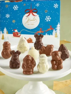 Christmas Hazelnut Cream-Filled Chocolates
