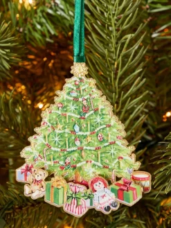 Christmas Keepsakes 24k Gold Finished Christmas Tree Ornament in Gift Box