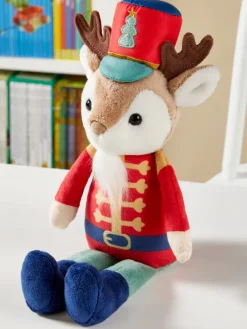 Christmas Nutcracker Deer Plush Toy