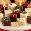 Christmas Petit Four Assortment, 36 Cakes
