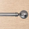 Classic Ball Finial Curtain Rod, 1 Inch
