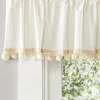 Classic Ball Fringe Rod Pocket Tailored Valance by Country Curtains®