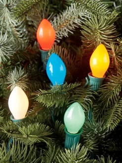 Classic C7 Ceramic Christmas Light String, 25 Bulbs