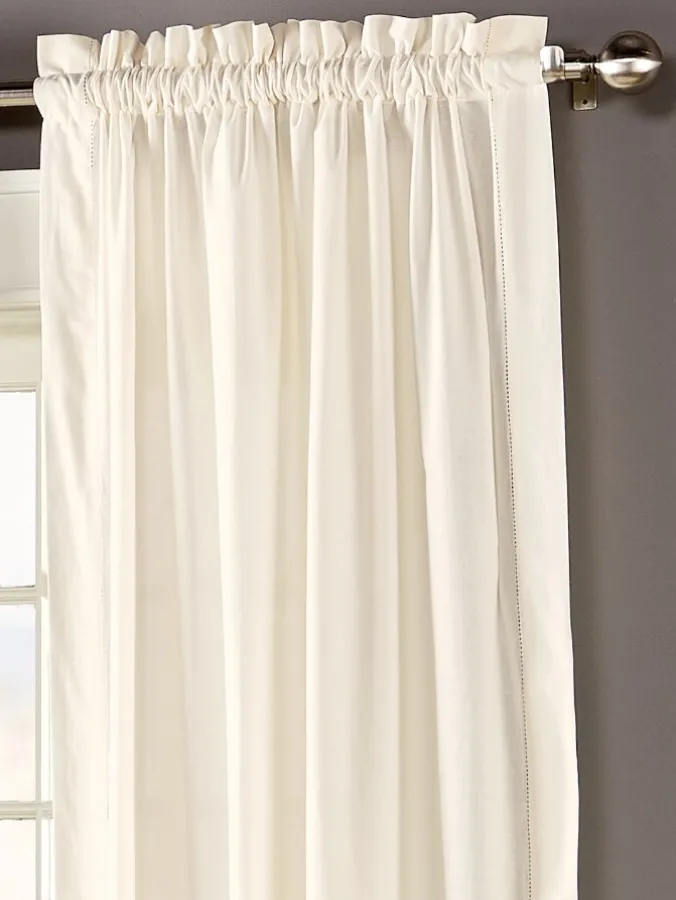 Classic Hemstitch Rod Pocket Curtains by Country Curtains®