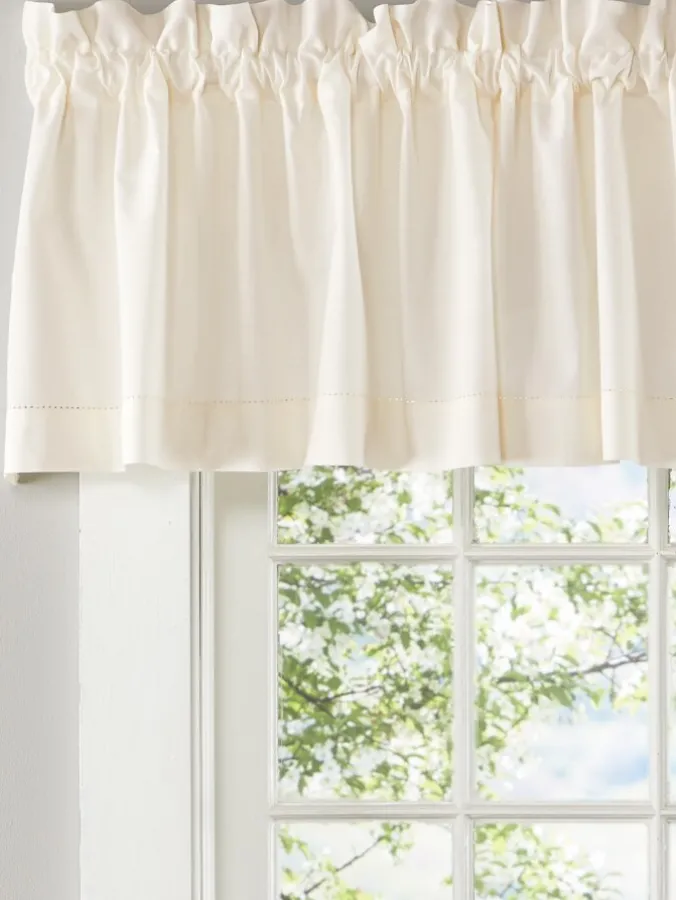 Classic Hemstitch Rod Pocket Tailored Valance by Country Curtains®