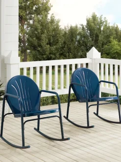 Classic Outdoor Rocking Chair Set, 2 Chairs