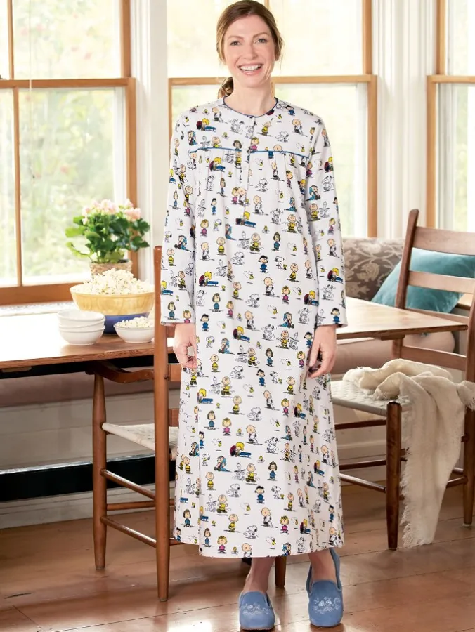 Classic Peanuts Gang Cotton Flannel Nightgown