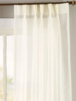 Classic Sheers 96 Inch and 144 Inch Pinch Pleat Curtains by Country Curtains®