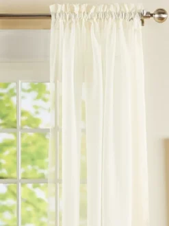 Classic Sheers 56 Inch French Tuck Tailored Panel by Country Curtains®