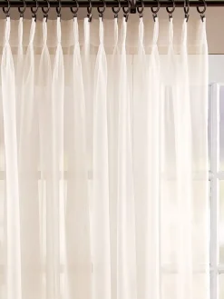 Classic Sheers 96 Inch Pinch Pleat Patio Panel by Country Curtains®