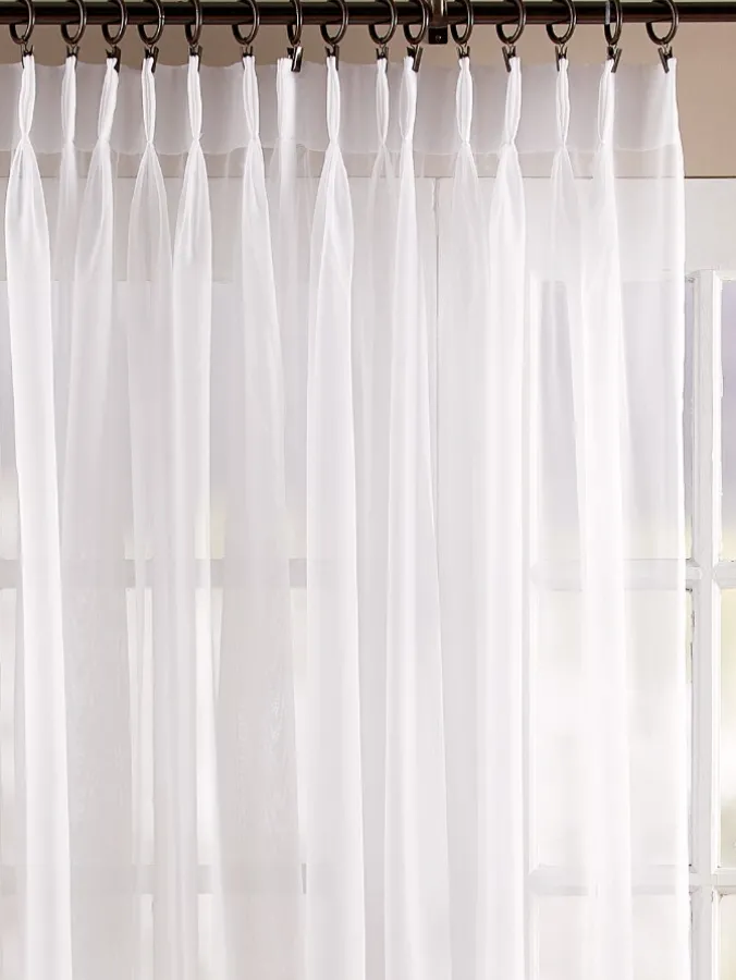 Classic Sheers 96 Inch Pinch Pleat Patio Panel by Country Curtains®
