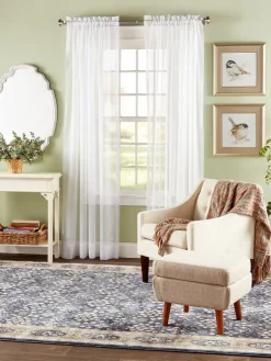 Classic Sheers 54 Inch Rod Pocket Panel by Country Curtains®