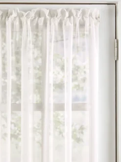 Classic Sheers 26 Inch Rod Pocket Sidelight Panel by Country Curtains®