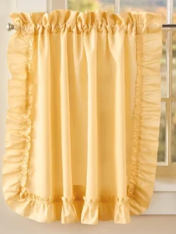Classic Solid Ruffles Rod Pocket Tiers