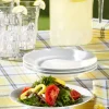 Classic White Ceramic 8 Inch Salad Plate