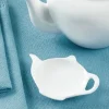 Classic White Ceramic Tea Bag Rest