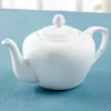 Classic White 32 Ounce Ceramic Teapot