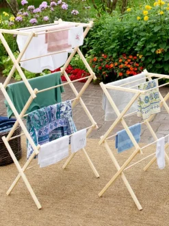 Collapsible Wooden Drying Rack, In 2 Sizes