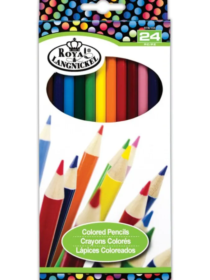 Colored Pencil Set, 24 Count