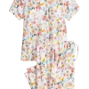 Comfort Knit Printed Cotton Knit Pajama Set