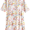 Comfort Knit Printed Cotton Short Nightgown