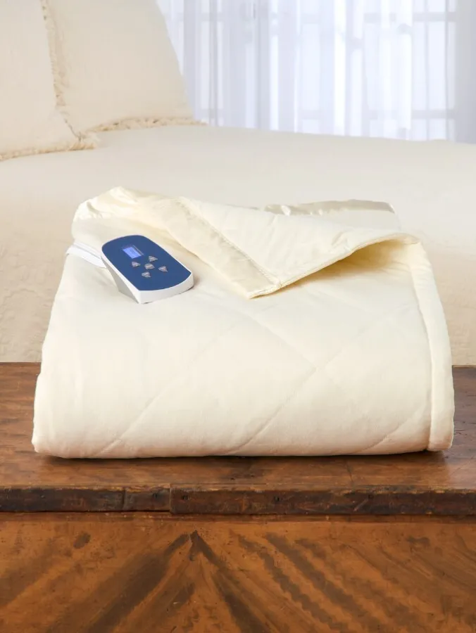Comfort Plush Microfiber Heated Blanket