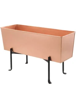Copper Elevated Garden Bed With Folding Stand