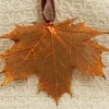 Copper Maple Leaf Ornament