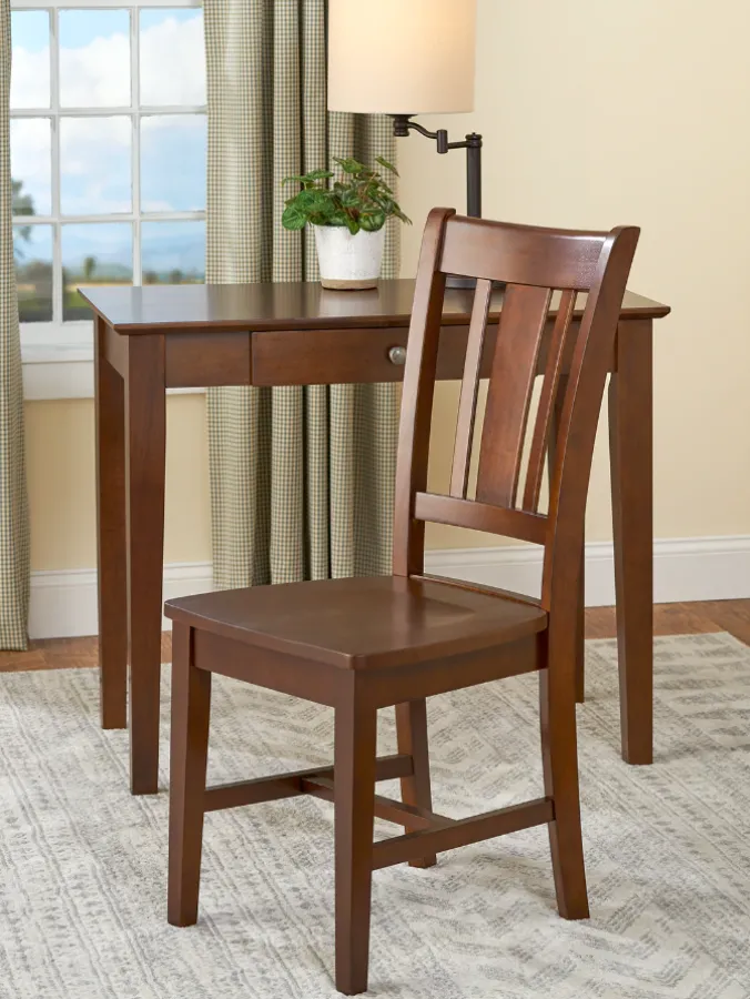 Corner Office Desk/Dining Solid Wood Chair
