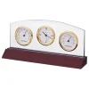 Corner Office Weather Center Desk Clock