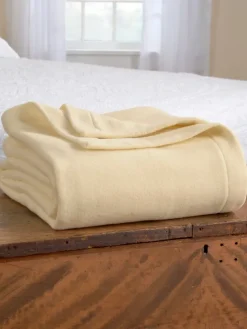 Cotton Fleece Blanket or Throw