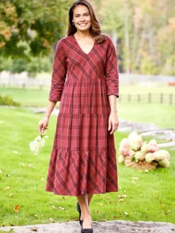 Cotton Tiered Dress