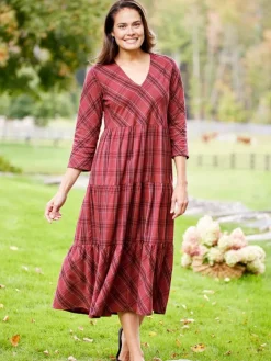 Cotton Tiered Dress