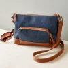 Country Denim Pocket Crossbody Bag