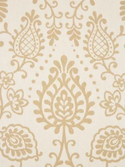 Country Floral Lined Rod Pocket Tie-Up Valance